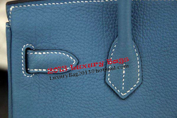 Hermes Birkin 35CM 30CM Tote Bag Original Leather HB35O SkyBlue Hermes Birkin 35CM 30CM Tote Bag Original Leather HB35O SkyBlue