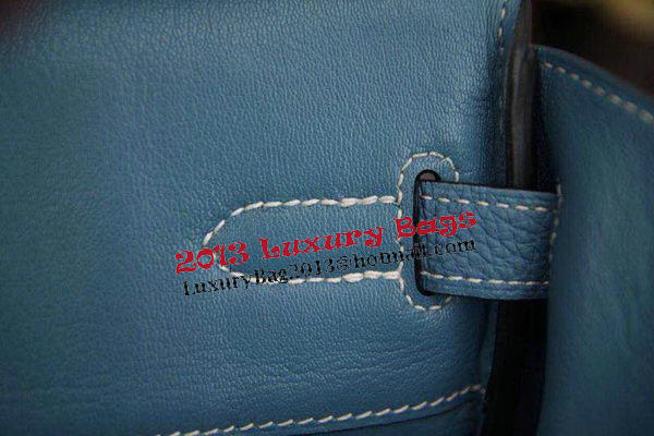 Hermes Birkin 35CM 30CM Tote Bag Original Leather HB35O SkyBlue Hermes Birkin 35CM 30CM Tote Bag Original Leather HB35O SkyBlue