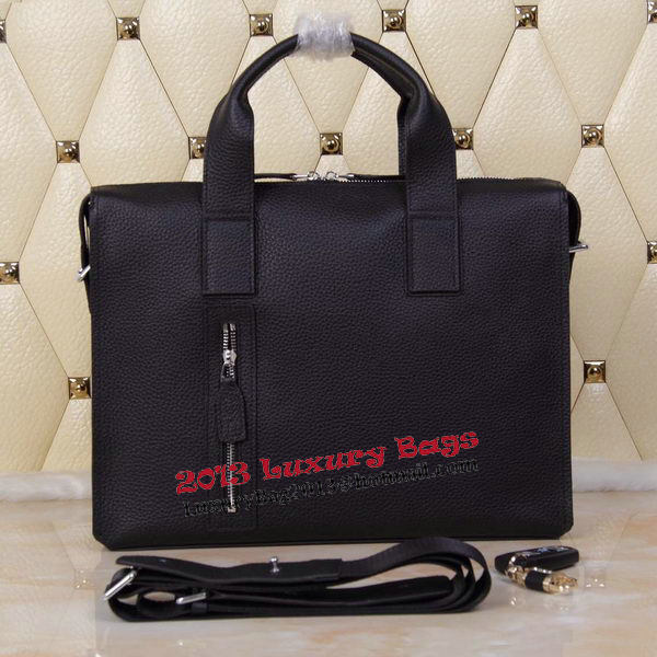 Hermes Briefcase Original Grainy Leather H8813T Black Hermes Briefcase Original Grainy Leather H8813T Black