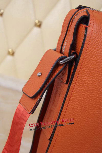 Hermes Briefcase Original Grainy Leather H8813T Orange Hermes Briefcase Original Grainy Leather H8813T Orange