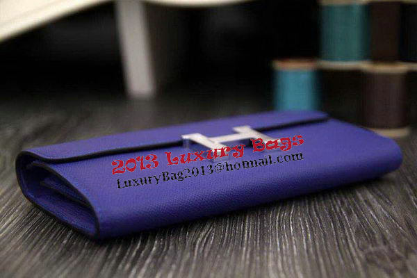 Hermes Constance Long Wallets Original Leather HA909 Dark Blue Hermes Constance Long Wallets Original Leather HA909 Dark Blue