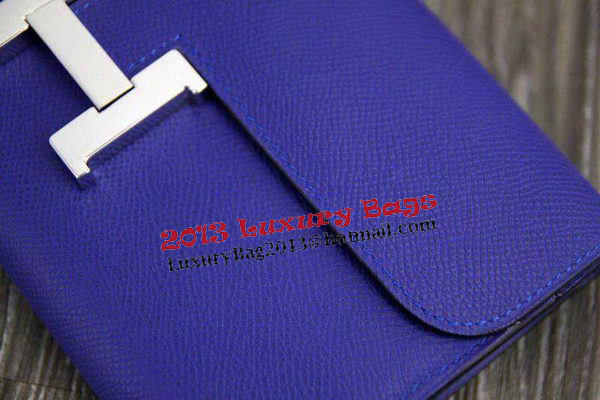 Hermes Constance Long Wallets Original Leather HA909 Dark Blue Hermes Constance Long Wallets Original Leather HA909 Dark Blue