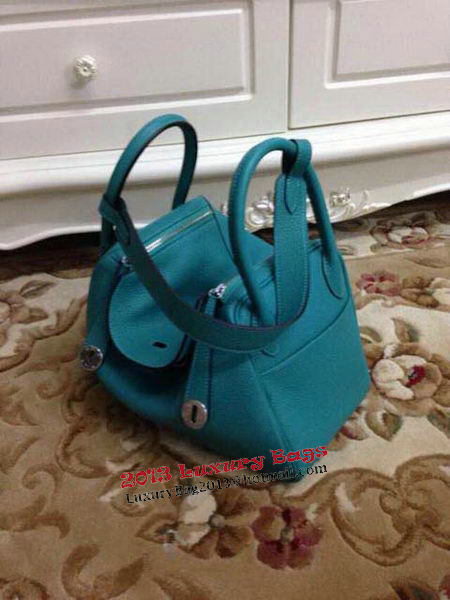 Hermes Lindy 30CM Original Leather Shoulder Bag HLD30 Light Green Hermes Lindy 30CM Original Leather Shoulder Bag HLD30 Light Green
