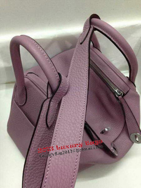 Hermes Lindy 30CM Original Leather Shoulder Bag HLD30 Light Purple Hermes Lindy 30CM Original Leather Shoulder Bag HLD30 Light Purple