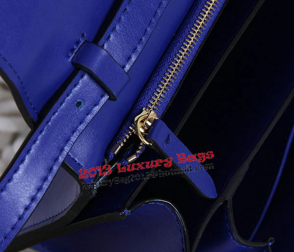 Celine Classic Box Small Flap Bag Calfskin C88007T Blue Celine Classic Box Small Flap Bag Calfskin C88007T Blue