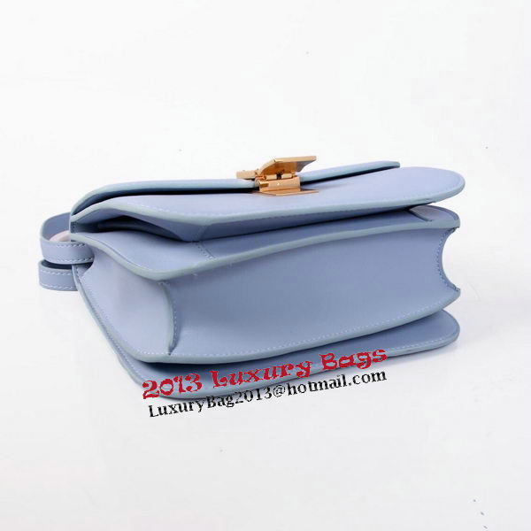 Celine Classic Box Small Flap Bag Smooth Leather C88007C SkyBlue Celine Classic Box Small Flap Bag Smooth Leather C88007C SkyBlue