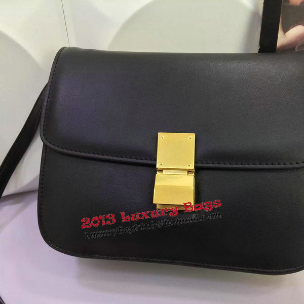 Celine Classic Box Flap Bag Calfskin Leather C88008 Black Celine Classic Box Flap Bag Calfskin Leather C88008 Black
