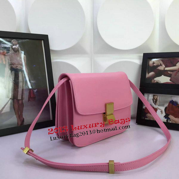 Celine Classic Box Flap Bag Calfskin Leather C88008 Pink Celine Classic Box Flap Bag Calfskin Leather C88008 Pink