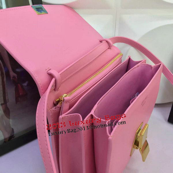 Celine Classic Box Flap Bag Calfskin Leather C88008 Pink Celine Classic Box Flap Bag Calfskin Leather C88008 Pink