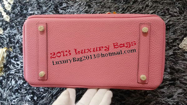 Hermes Birkin 30CM Tote Bags Litchi Leather H30LI Cherry Hermes Birkin 30CM Tote Bags Litchi Leather H30LI Cherry