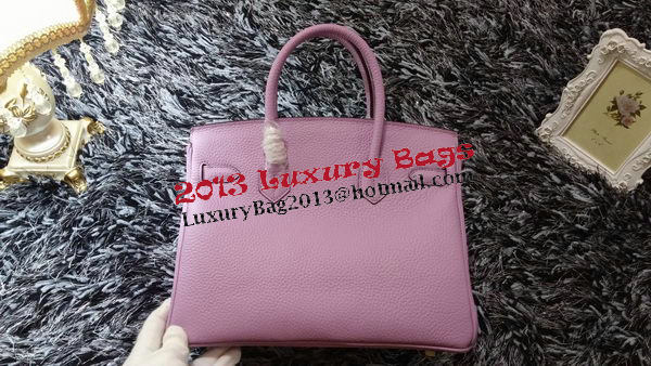 Hermes Birkin 30CM Tote Bags Litchi Leather H30LI Lavender Hermes Birkin 30CM Tote Bags Litchi Leather H30LI Lavender