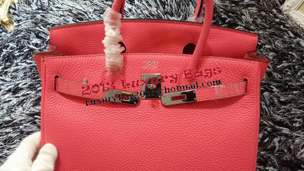 Hermes Birkin 30CM Tote Bags Litchi Leather H30LI Pink Hermes Birkin 30CM Tote Bags Litchi Leather H30LI Pink