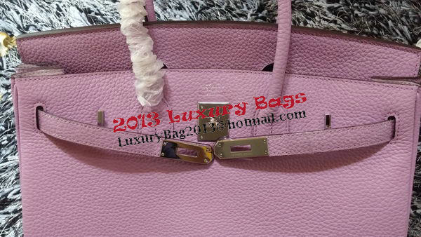 Hermes Birkin 35CM Tote Bag Litchi Leather HB35GL Lavender Hermes Birkin 35CM Tote Bag Litchi Leather HB35GL Lavender