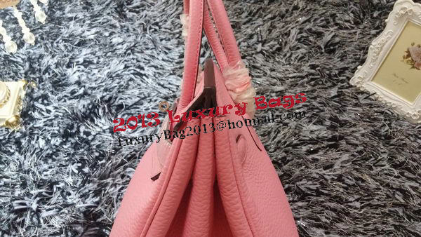 Hermes Birkin 35CM Tote Bag Litchi Leather HB35GL Pink Hermes Birkin 35CM Tote Bag Litchi Leather HB35GL Pink