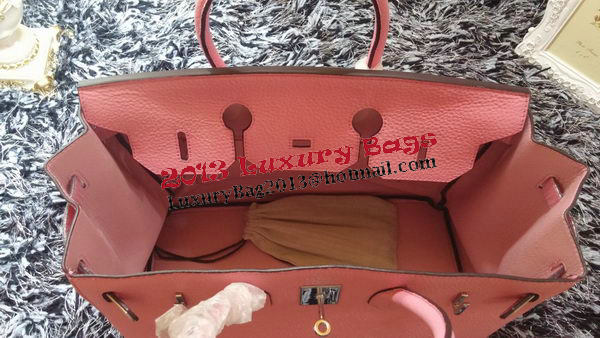 Hermes Birkin 35CM Tote Bag Litchi Leather HB35GL Pink Hermes Birkin 35CM Tote Bag Litchi Leather HB35GL Pink