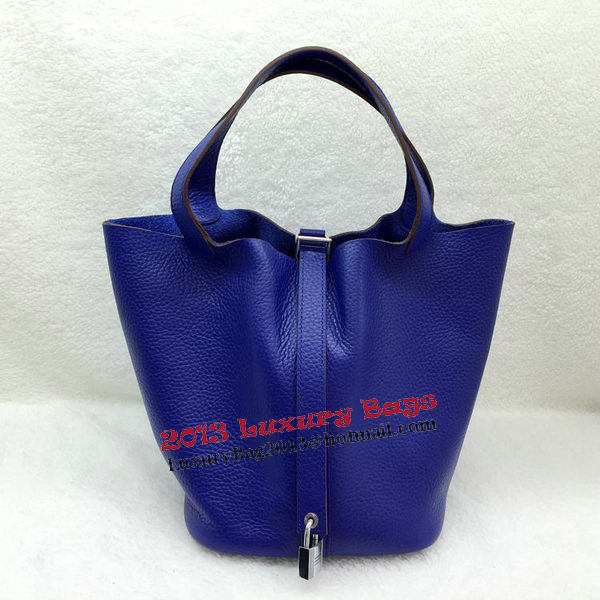 Hermes Picotin Lock 22cm Bags Litchi Leather HPL1048 Royal Hermes Picotin Lock 22cm Bags Litchi Leather HPL1048 Royal