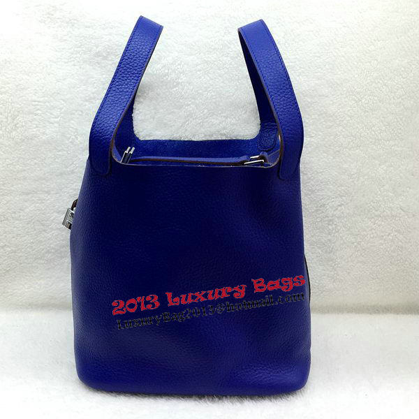 Hermes Picotin Lock 22cm Bags Litchi Leather HPL1048 Royal Hermes Picotin Lock 22cm Bags Litchi Leather HPL1048 Royal