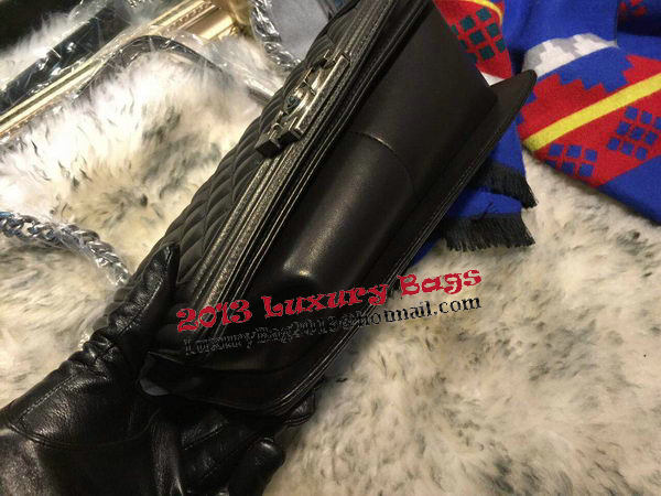 Boy Chanel Flap Shoulder Bag Sheepskin Leather A67086 Black Boy Chanel Flap Shoulder Bag Sheepskin Leather A67086 Black