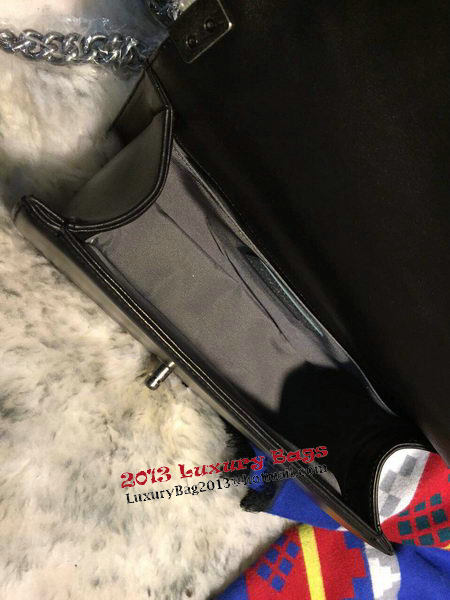 Boy Chanel Flap Shoulder Bag Sheepskin Leather A67086 Black Boy Chanel Flap Shoulder Bag Sheepskin Leather A67086 Black