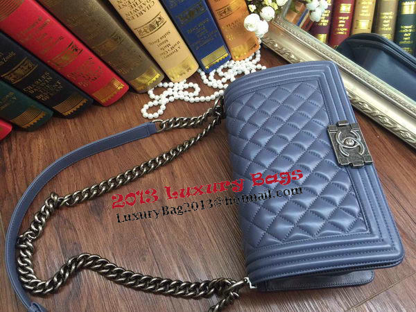 Boy Chanel Flap Shoulder Bag Sheepskin Leather A67086 Light Blue Boy Chanel Flap Shoulder Bag Sheepskin Leather A67086 Light Blue