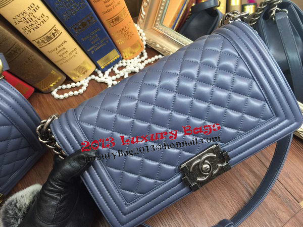 Boy Chanel Flap Shoulder Bag Sheepskin Leather A67086 Light Blue Boy Chanel Flap Shoulder Bag Sheepskin Leather A67086 Light Blue