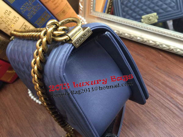 Boy Chanel Flap Shoulder Bag Sheepskin Leather A67086 Light Blue Boy Chanel Flap Shoulder Bag Sheepskin Leather A67086 Light Blue