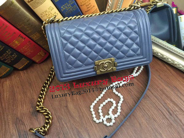 Boy Chanel Flap Shoulder Bag Sheepskin Leather A67086 Light Blue Boy Chanel Flap Shoulder Bag Sheepskin Leather A67086 Light Blue
