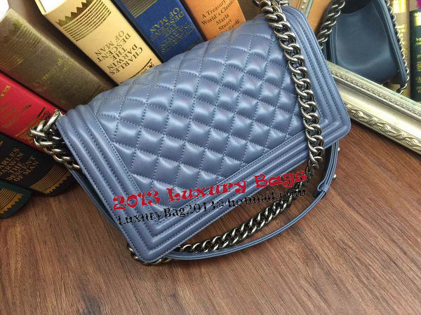 Boy Chanel Flap Shoulder Bag Sheepskin Leather A67086 Light Blue Boy Chanel Flap Shoulder Bag Sheepskin Leather A67086 Light Blue