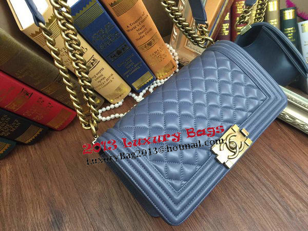 Boy Chanel Flap Shoulder Bag Sheepskin Leather A67086 Light Blue Boy Chanel Flap Shoulder Bag Sheepskin Leather A67086 Light Blue