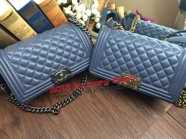 Boy Chanel Flap Shoulder Bag Sheepskin Leather A67086 Light Blue Boy Chanel Flap Shoulder Bag Sheepskin Leather A67086 Light Blue