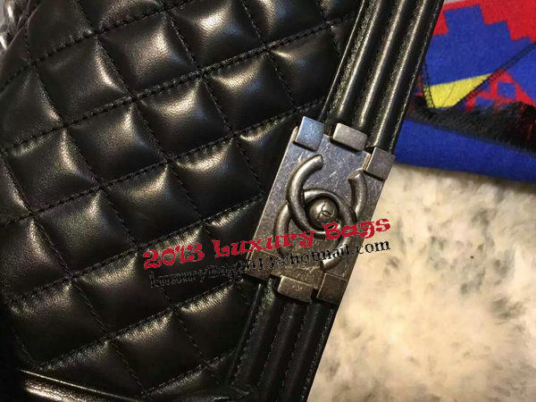 Boy Chanel Flap Shoulder Bags Sheepskin Leather A67085 Black Boy Chanel Flap Shoulder Bags Sheepskin Leather A67085 Black