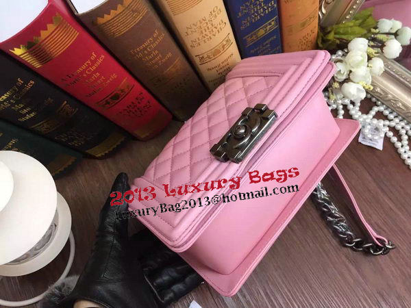 Boy Chanel Flap Shoulder Bags Sheepskin Leather A67085 Pink Boy Chanel Flap Shoulder Bags Sheepskin Leather A67085 Pink