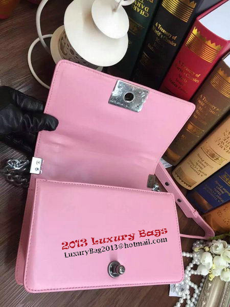 Boy Chanel Flap Shoulder Bags Sheepskin Leather A67085 Pink Boy Chanel Flap Shoulder Bags Sheepskin Leather A67085 Pink