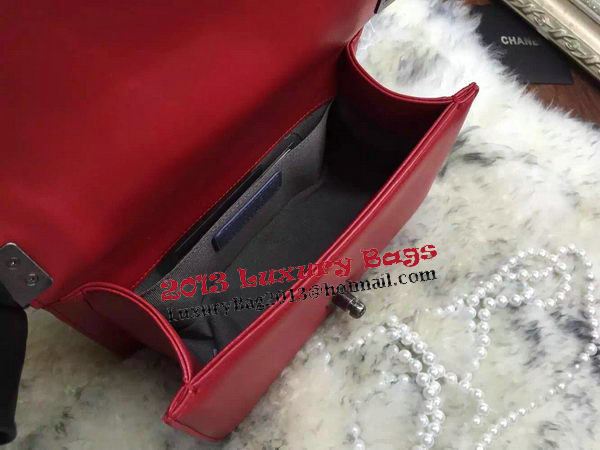 Boy Chanel Flap Shoulder Bags Sheepskin Leather A67085 Red Boy Chanel Flap Shoulder Bags Sheepskin Leather A67085 Red