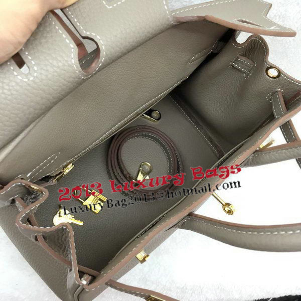 Hermes Birkin 25CM Tote Bag Original Leather H25T Grey Hermes Birkin 25CM Tote Bag Original Leather H25T Grey