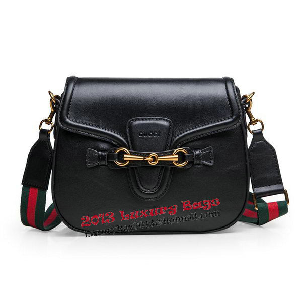 Gucci Lady Web Calfskin Leather Shoulder Bags 383848 Black Gucci Lady Web Calfskin Leather Shoulder Bags 383848 Black
