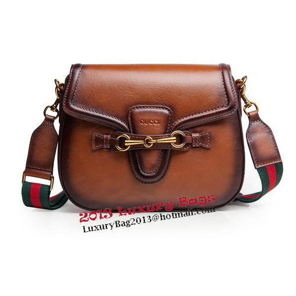 Gucci Lady Web Calfskin Leather Shoulder Bags 383848 Brown Gucci Lady Web Calfskin Leather Shoulder Bags 383848 Brown