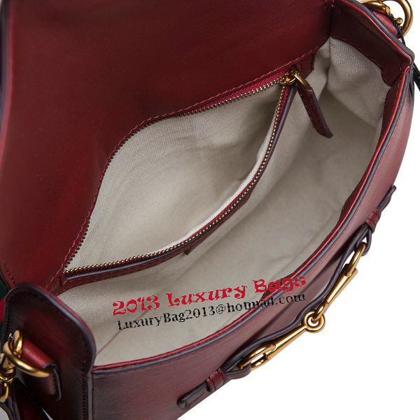 Gucci Lady Web Calfskin Leather Shoulder Bags 383848 Burgundy Gucci Lady Web Calfskin Leather Shoulder Bags 383848 Burgundy