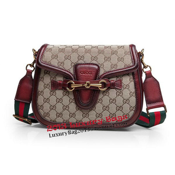 Gucci Lady Web Original GG Canvas Shoulder Bags 383848 Burgundy Gucci Lady Web Original GG Canvas Shoulder Bags 383848 Burgundy