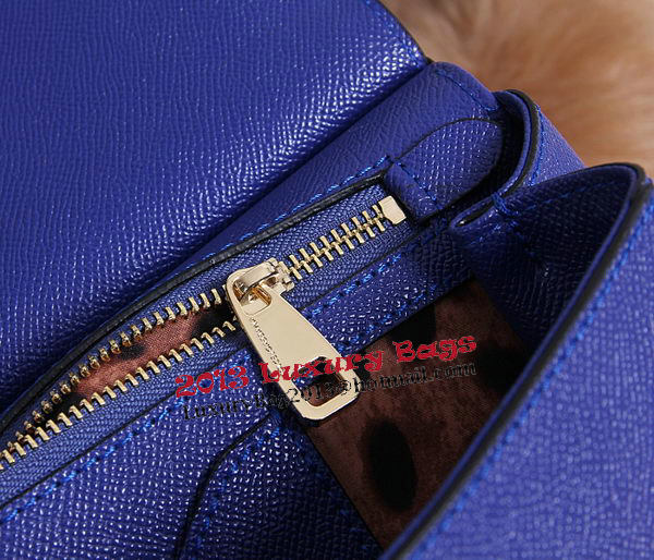 Dolce & Gabbana SICILY Calfskin Tote Bag BB4136 Royal Dolce & Gabbana SICILY Calfskin Tote Bag BB4136 Royal