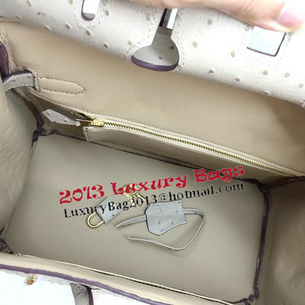 Hermes Birkin 30CM Tote Bags Ostrich Leather H30LI Apricot Hermes Birkin 30CM Tote Bags Ostrich Leather H30LI Apricot