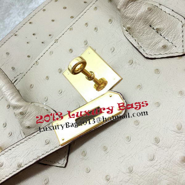 Hermes Birkin 30CM Tote Bags Ostrich Leather H30LI Apricot Hermes Birkin 30CM Tote Bags Ostrich Leather H30LI Apricot