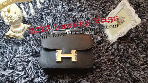 Hermes Constance Bag Litchi Leather H9998 Black Hermes Constance Bag Litchi Leather H9998 Black