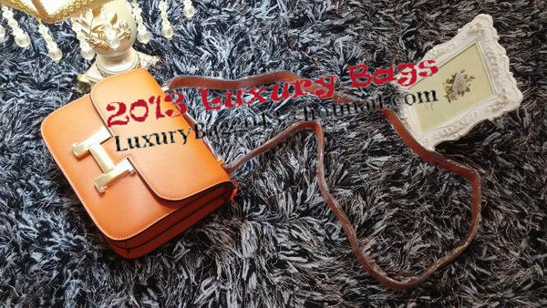 Hermes Constance Bag Litchi Leather H9998 Orange Hermes Constance Bag Litchi Leather H9998 Orange