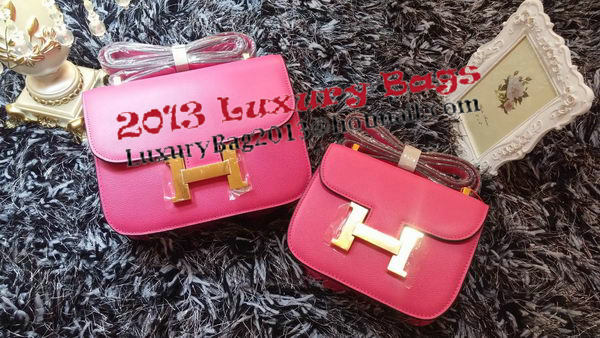 Hermes Constance Bag Litchi Leather H9998 Rose Hermes Constance Bag Litchi Leather H9998 Rose
