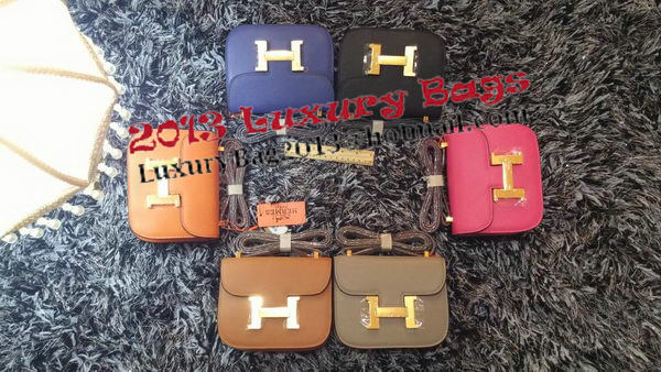 Hermes Constance Bag Litchi Leather H9999L Grey Hermes Constance Bag Litchi Leather H9999L Grey