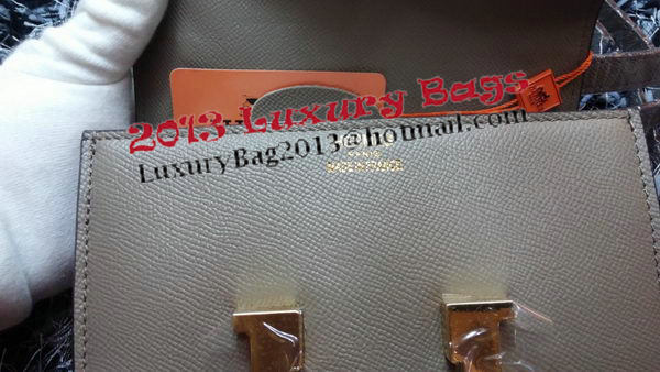 Hermes Constance Bag Litchi Leather H9999L Grey Hermes Constance Bag Litchi Leather H9999L Grey
