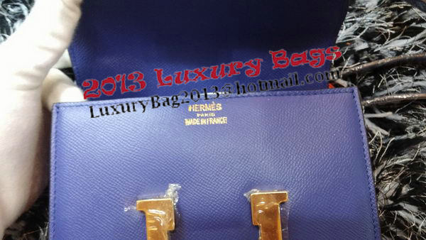 Hermes Constance Bag Litchi Leather H9999L Royal Hermes Constance Bag Litchi Leather H9999L Royal