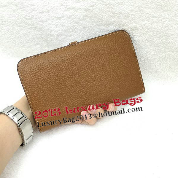 Hermes Dogon Combined Wallet Litchi Leather A508 Wheat Hermes Dogon Combined Wallet Litchi Leather A508 Wheat