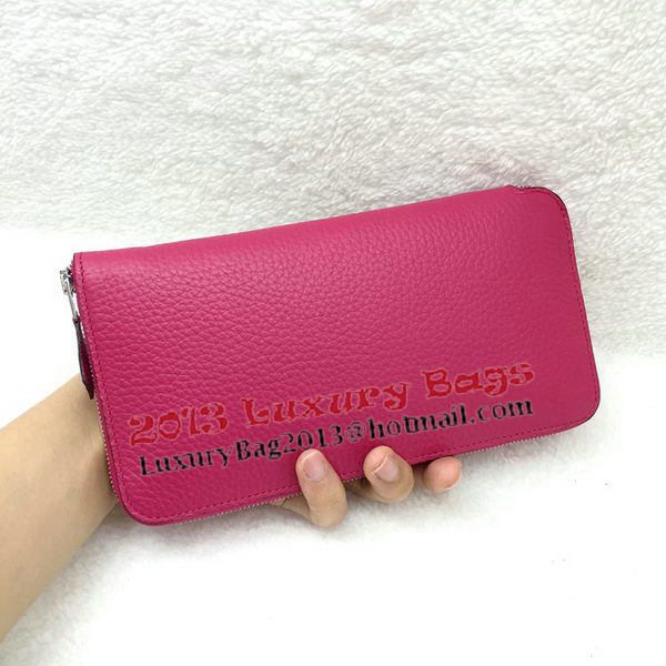 Hermes Evelyn Long Zip Wallet Litchi A808 Rose Hermes Evelyn Long Zip Wallet Litchi A808 Rose